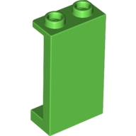 Lego panel, zeď 1x2x3, světle zelená (4647557)